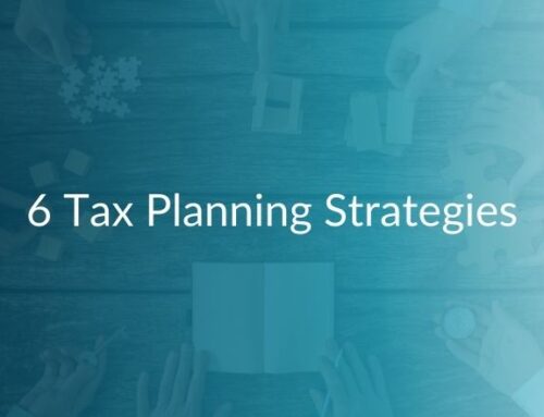 6 Tax Planning Strategies