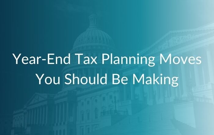 Year-End Tax Planning blog cover image